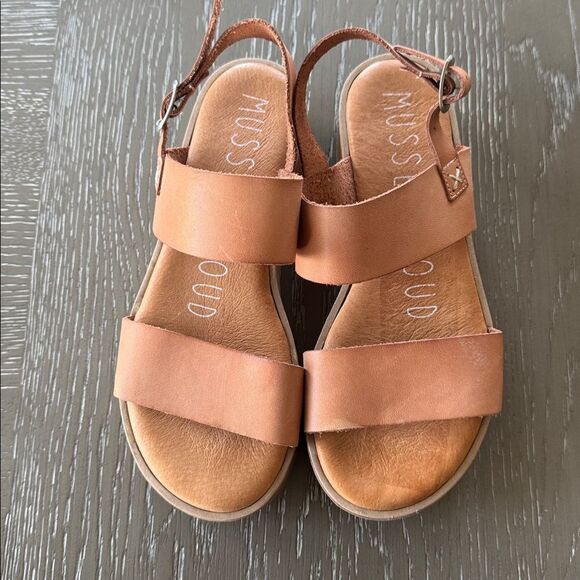 Musse & Cloud Natural Tan Strappy Sandals Platform Casual Boho Women’s Size EU37 - Picture 2 of 12